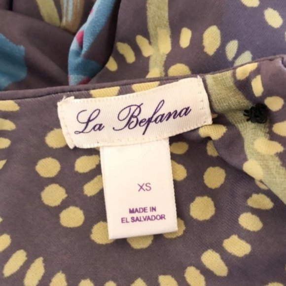 La Befana (Nordstrom) Printed Bubble Hem Top - Picture 3 of 4